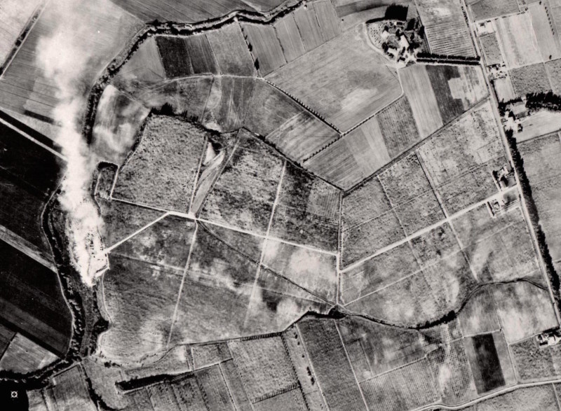 La Discarica Comunale Lungo La Riva Sinistra Del Fiume Astura. Foto Aerea Degli Anni ’70